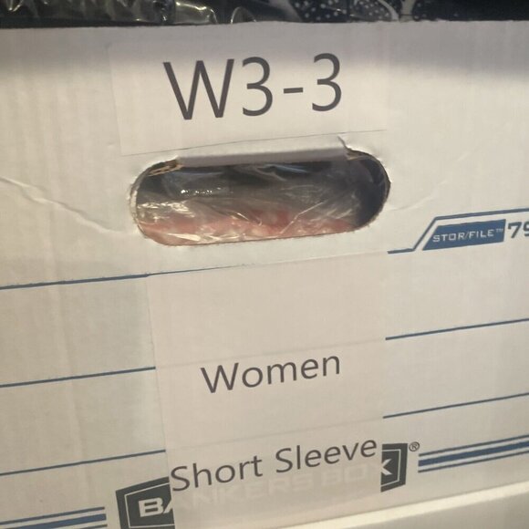 Express Shirt Women S Small Button Up Collared Sleeveless Pockets Orange Striped - Picture 10 of 10